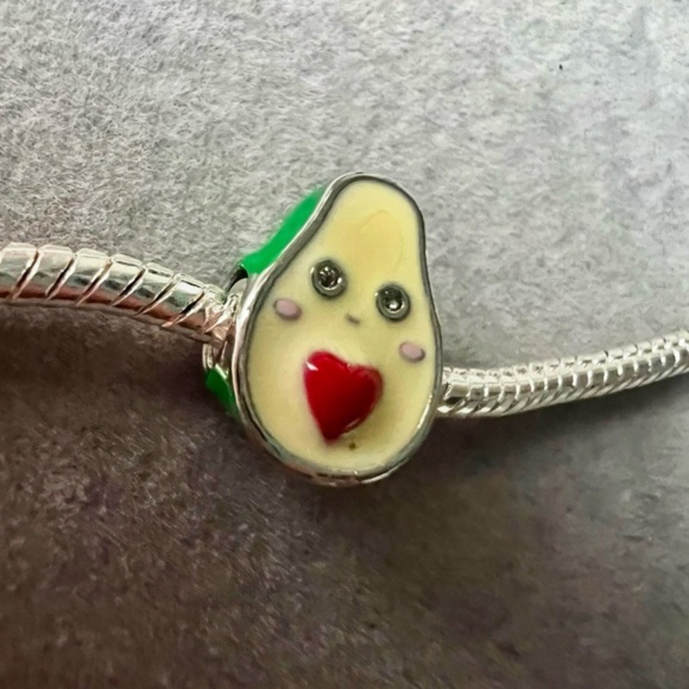 Cute Avocado Charm fits PANDORA - Picture 6 of 7